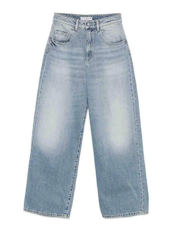 Icon Denim Jean Bootcut - Bleu - Bleu - Femme | POPPYID8658