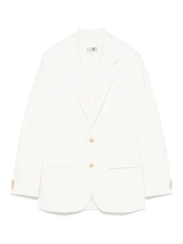 MM6 Maison Margiela Blazer - Blanc - Blanc | S62BN0108S47848101