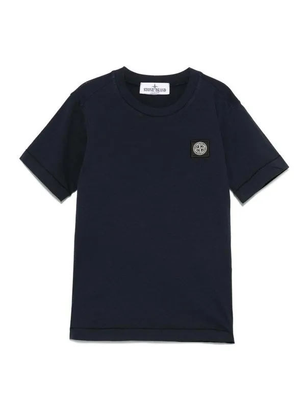 Stone Island T-Shirt - Bleu - Bleu - Garçon | 2100002S0047V0020