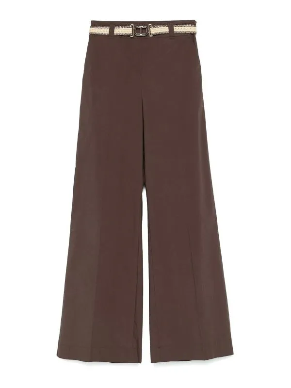 Twinset Pantalons Décontractés - Marron - Marron | 251TT210500203