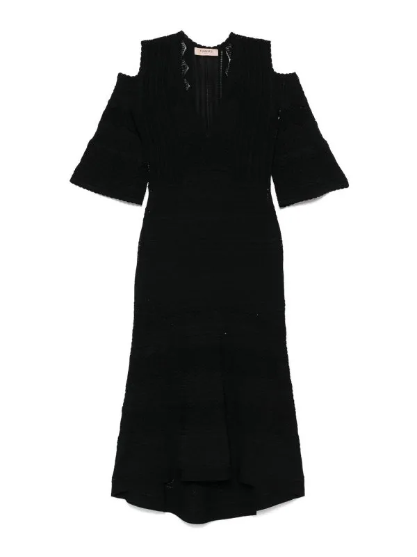 Twinset Pull Col Bateau - Noir - Noir - Femme | 251TT310400006