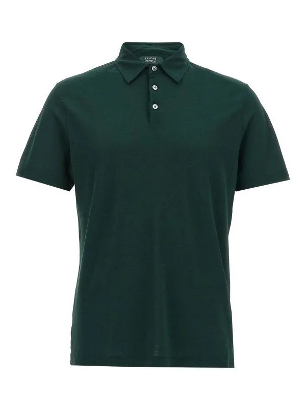 Zanone Polo - Vert - Vert - Homme | 815109ZG380Z1866