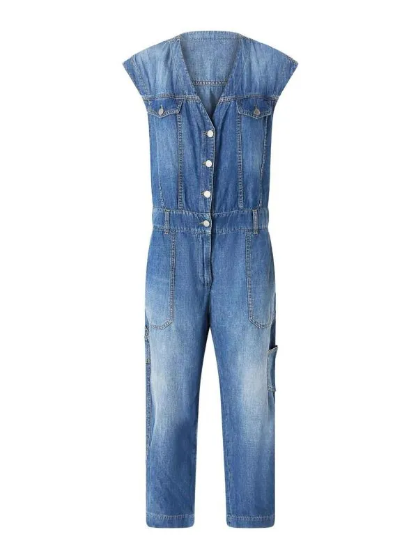 Pinko Combinaison - Bleu - Bleu - Femme | 104824A2GQPJD