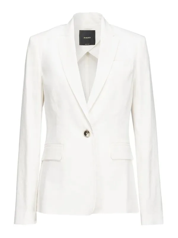 Pinko Blazer - Blanc - Blanc - Femme | 105057A0IMZ07 | thebs.com