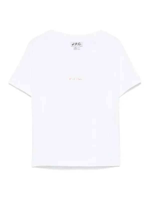 A.P.C. T-Shirt - Blanc - Blanc - Femme | COEAVF26454AAB
