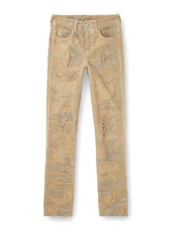 Diesel Pantalons Décontractés - Beige - Beige | A18165007AZ33S