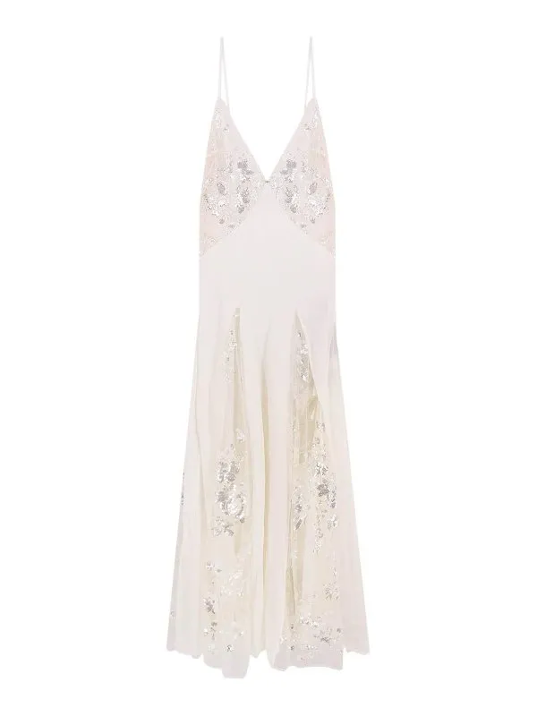 Elisabetta Franchi Robe Au Genou - Blanc - Blanc | ABR5152E2360