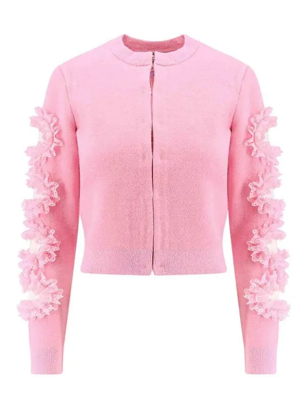 Self Portrait Pull Col Bateau - Couleur Chair - Femme | CK015CP