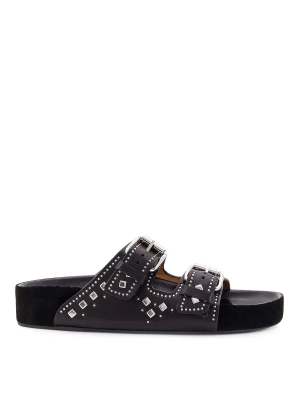 Isabel Marant Sandales - Noir - Noir - Femme | SD0118FAC1B04S01BK