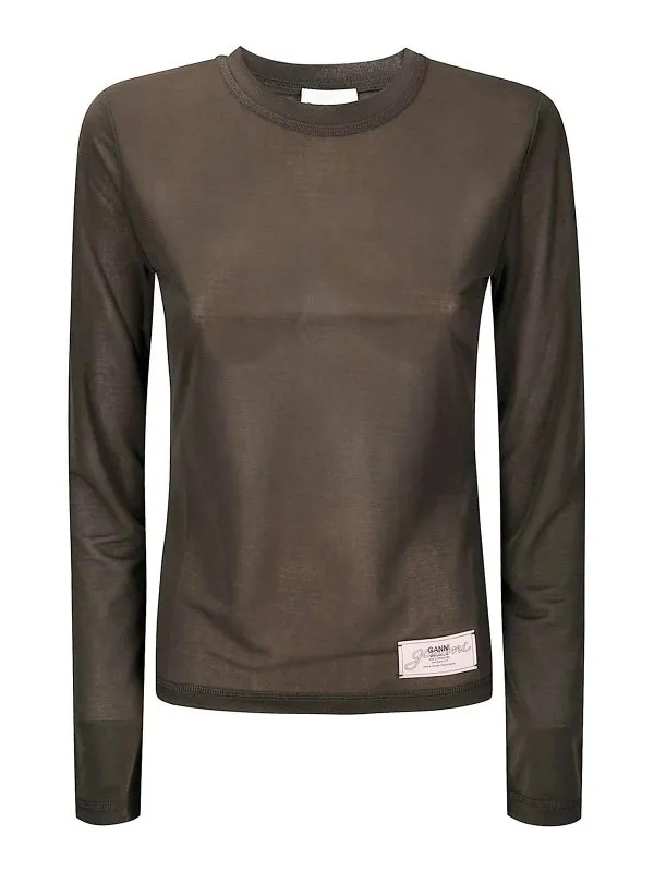 Ganni Top - Blanc - Blanc - Femme | T4242252 | thebs.com