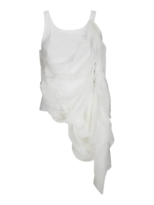Maria Calderara Top - Blanc - Blanc - Femme | T1101 | thebs.com