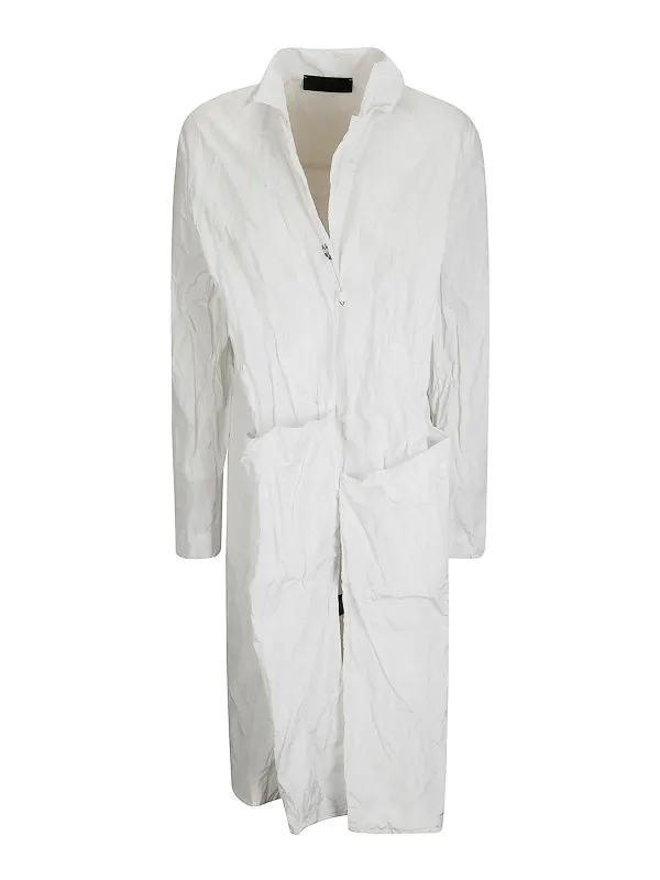 Maria Calderara Trench-Coat - Blanc - Blanc - Femme | T9021