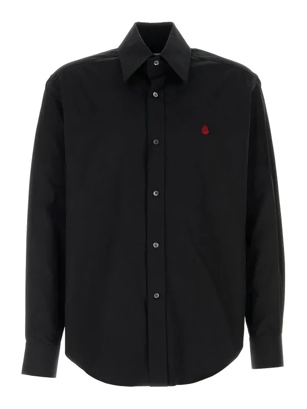 Alexander Mcqueen Chemise - Noir - Noir - Homme | 809346QNAAX1000