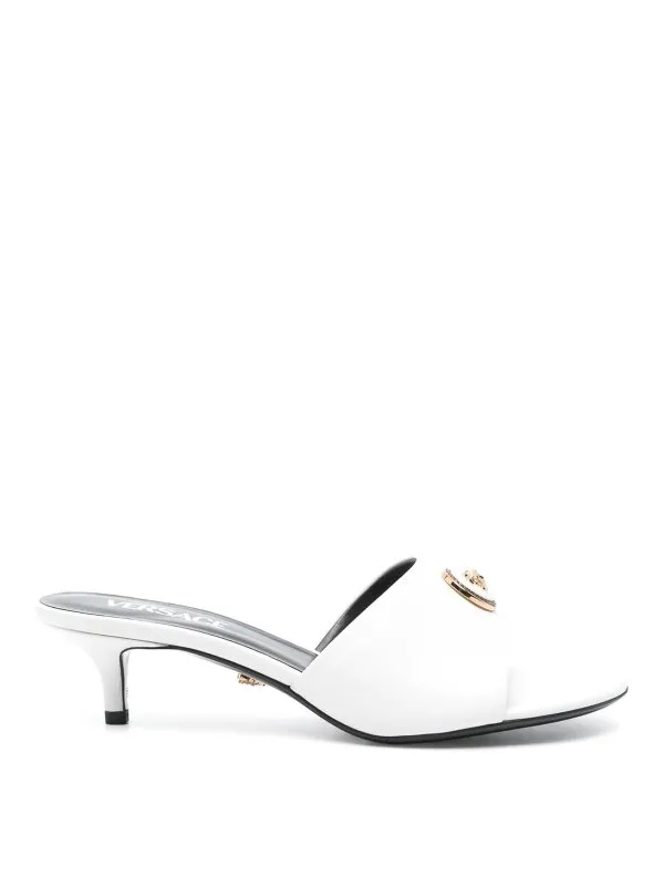Versace Mules - Blanc - Blanc - Femme | 1018241DVT2P1W56V