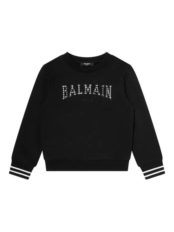 Balmain Sweat-Shirts - Noir - Noir - Garçon | BW4B20Z0081930BC