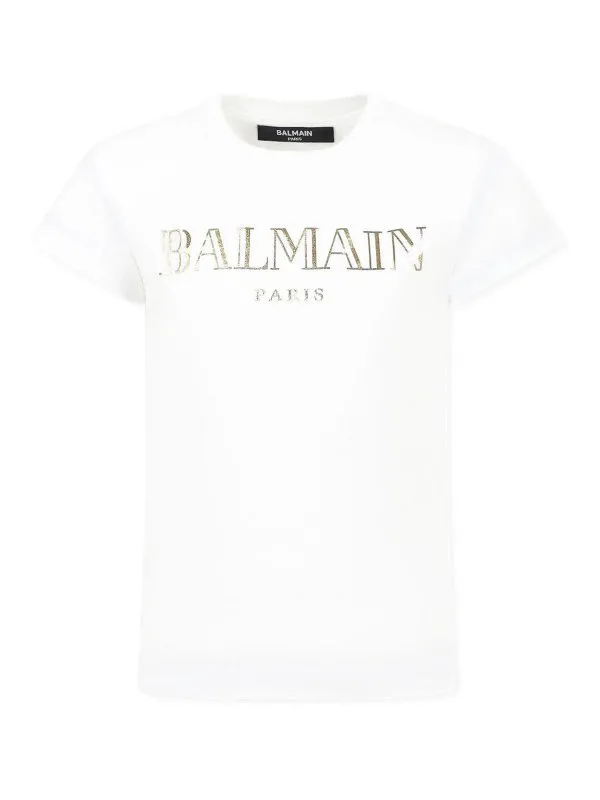 Balmain T-Shirt - Blanc - Blanc - Fille | BW8A91Z0082100OR