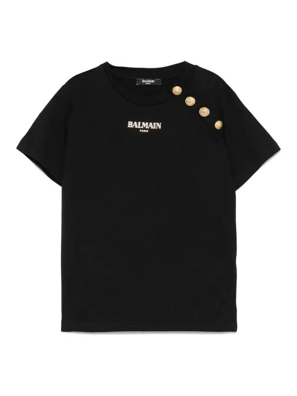 Balmain T-Shirt - Noir - Noir - Garçon | BW8P71Z1751930OR