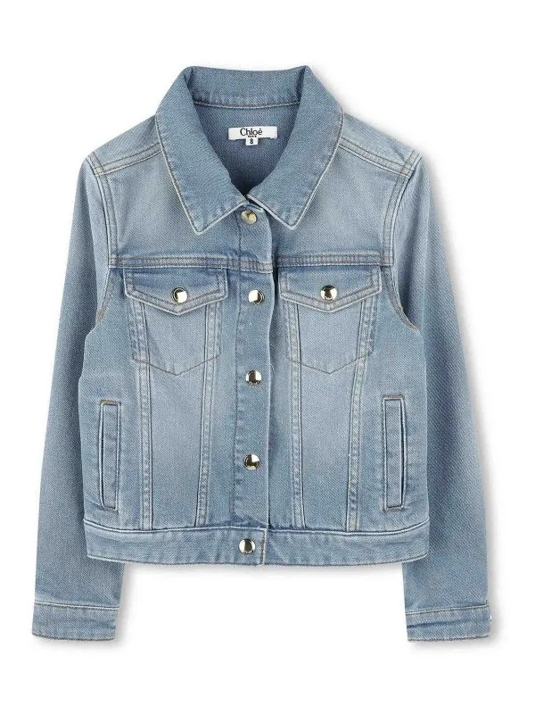 Chloe' Veste Casual - Gris Clair - Gris Clair - Fille | C20496Z04