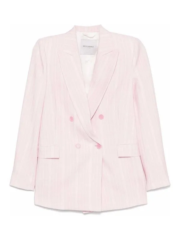 Ermanno Firenze Blazer - Rose Clair - Femme | D46EI022EV8MFA1121249