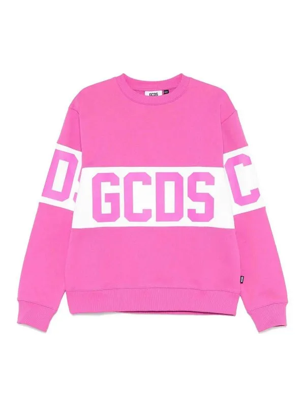 Gcds Pull Col Rond - Fuchsia - Fuchsia - Homme | B1XM1511JD159