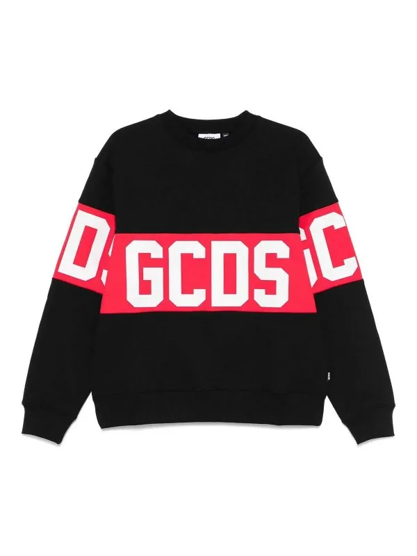 Gcds Pull Col Rond - Noir - Noir - Homme | B1XM1511JD199
