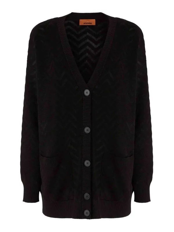 Missoni Cardigan - Noir - Noir - Femme | DS25SM06BK044U93911