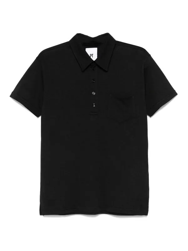 Pt Torino Polo - Noir - Noir - Homme | 5SPM120LEL01CD0990C