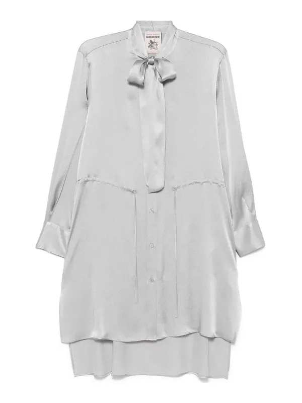 Semicouture Robe Au Genou - Gris - Gris - Femme | Y5SM08X28