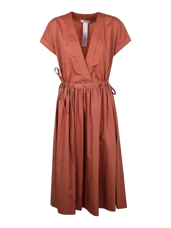 Twinset Robe Au Genou - Marron - Marron - Femme | 251TT202812368