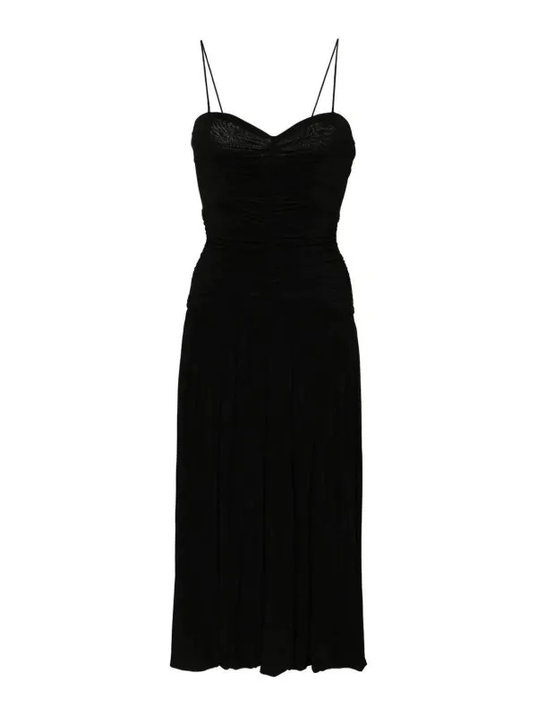 Isabel Marant Robe Au Genou - Noir - Noir | RO0379FAB1K02I01BK