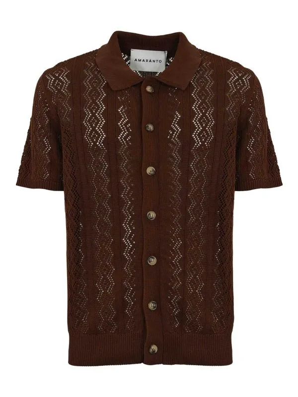 Amaranto Chemise - Marron - Marron - Homme | B9D0041D64M