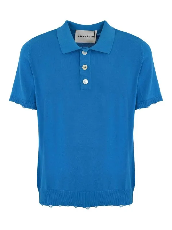 Amaranto Polo - Bleu Clair - Bleu Clair - Homme | B9D0057D82M