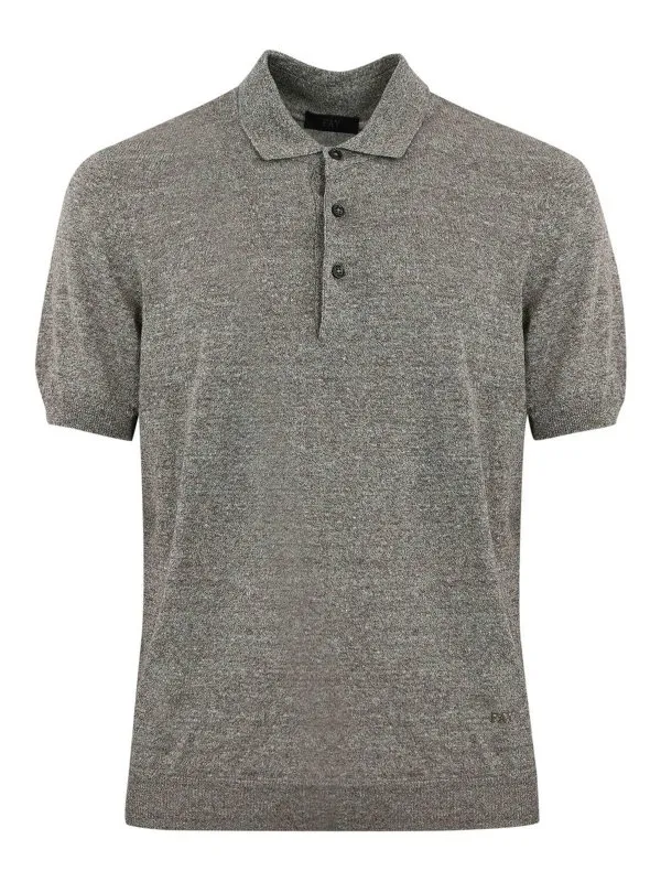 Fay Polo - Gris - Gris - Homme | NMMC1502340WYKS602 | thebs.com