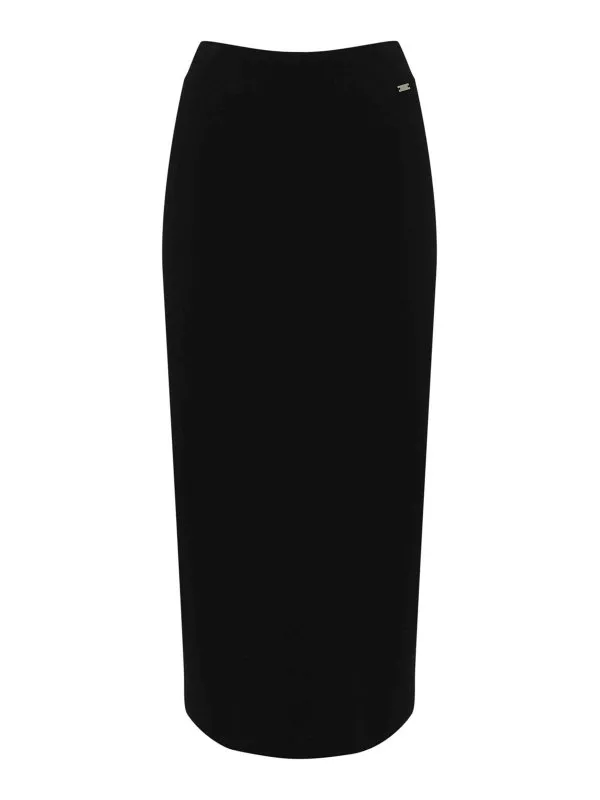 Fay Jupe Midi - Noir - Noir - Femme | NXW92504620XAUB999