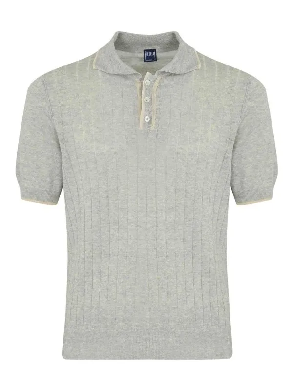 Fedeli Polo - Beige Clair - Beige Clair - Homme | 8UE058220009
