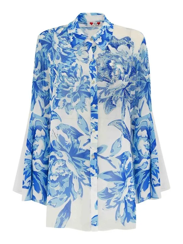 Love To Love By Gai Mattiolo Chemise - Argent - Femme | LV1792UNICA