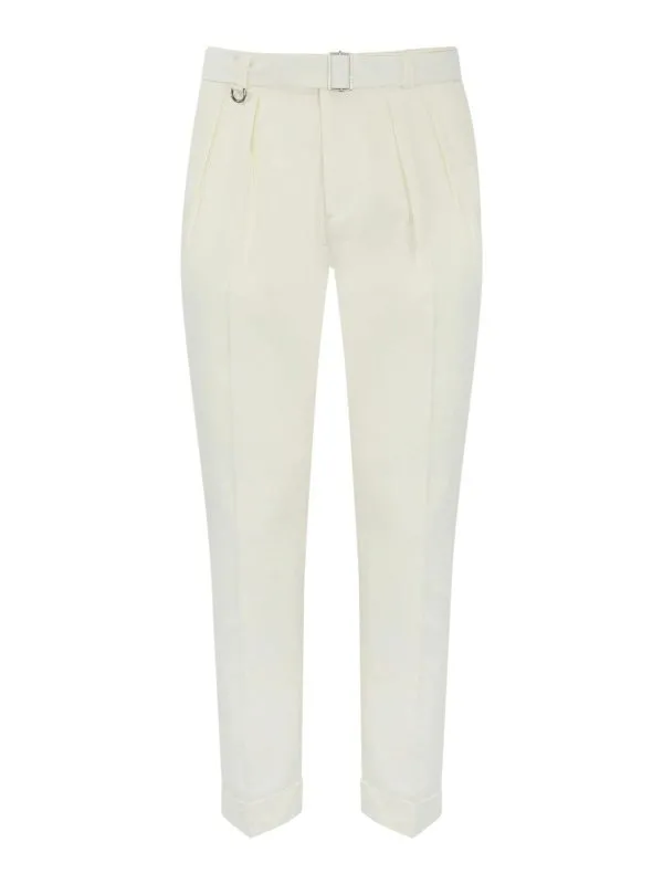 Paolo Pecora Pantalons Décontractés - Crème | B05151271102