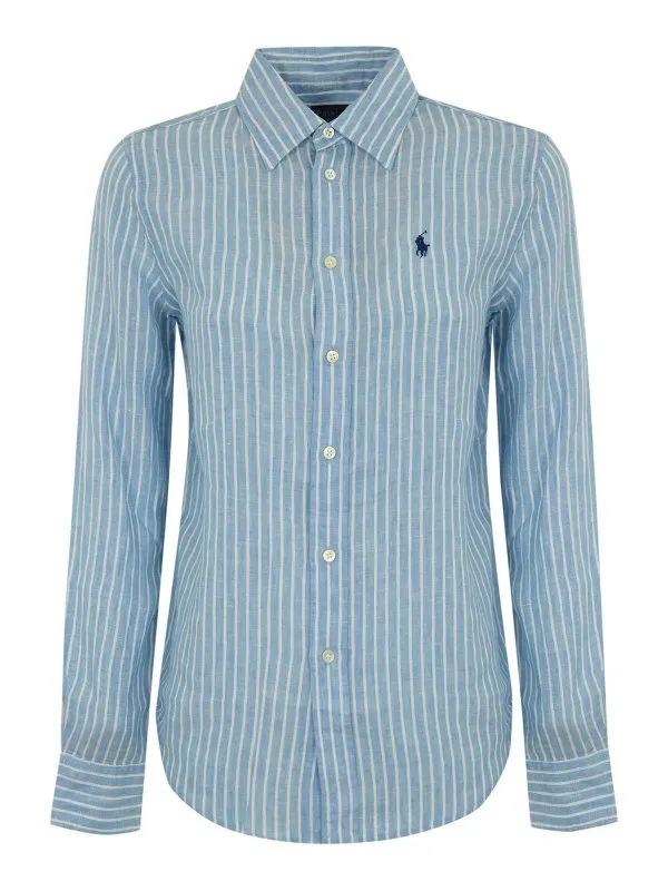 Polo Ralph Lauren Chemise - Bleu - Bleu - Femme | 211970691004