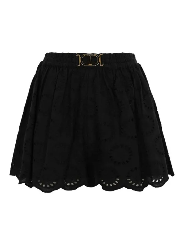 Twinset Short - Noir - Noir - Femme | 251TT236300006 | thebs.com