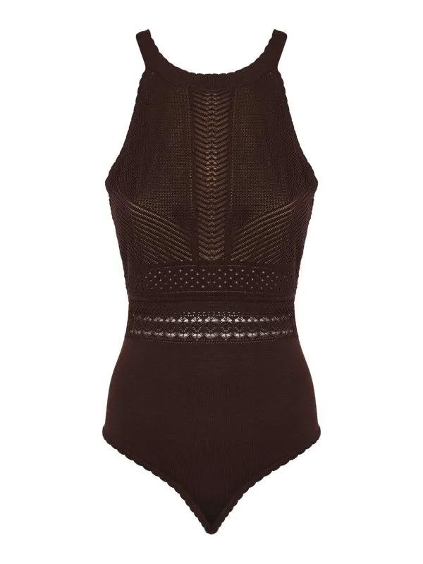 Twinset Top - Marron - Marron - Femme | 251TT331110780