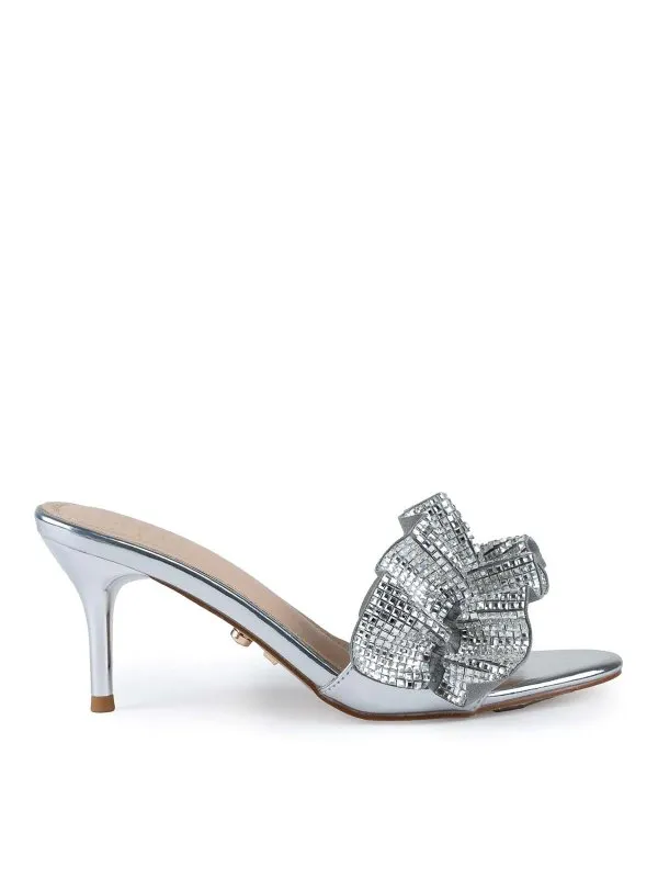 Twenty Fourhaitch Mules - Argent - Argenté - Femme | SH365ARG