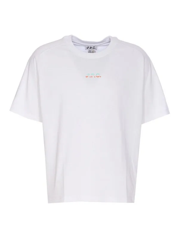 A.P.C. T-Shirt - Blanc - Blanc - Homme | COEAVH26453AAB