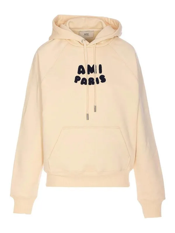 Ami Paris Sweat-Shirts - Blanc - Blanc - Homme | USW275747136