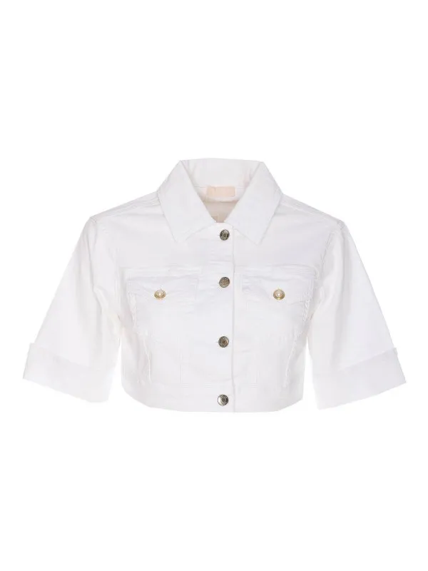 Liu Jo Veste Casual - Blanc - Blanc - Femme | WA5528T403311111