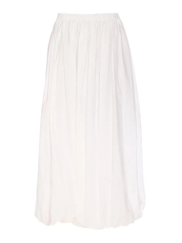 Pinko Jupe Midi - Blanc - Blanc - Femme | 105214A2LDZ04