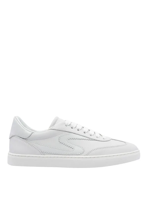 Stuart Weitzman Baskets - Blanc | SL059SWRUNAROUNDSNEAKERCLHWHT