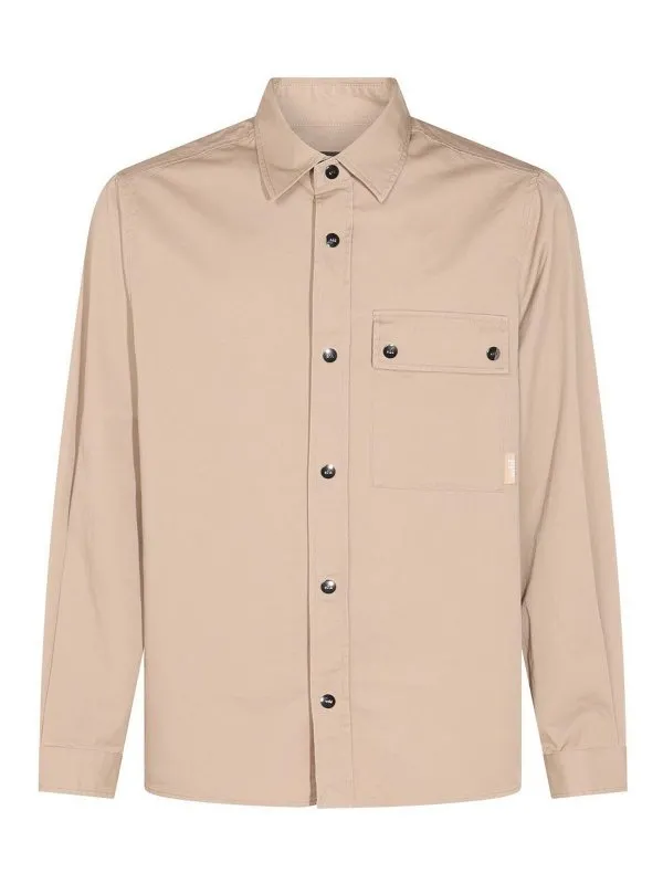 Add Chemise - Taupe - Taupe - Homme | 11AMT487011 | thebs.com