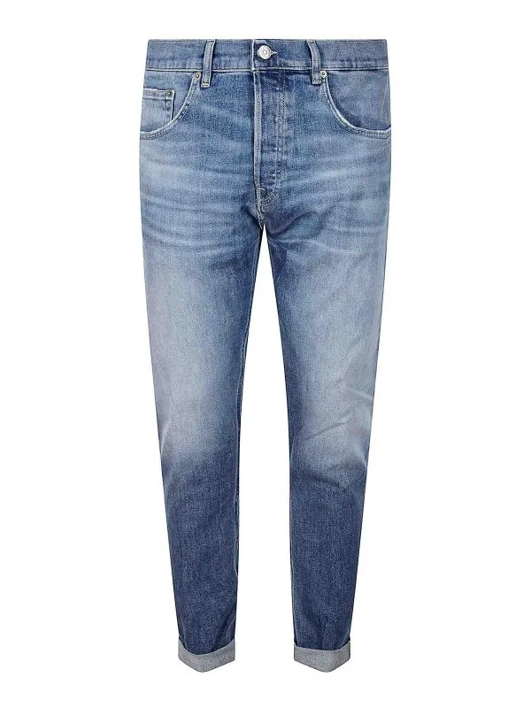 Dondup Jean Droit - Bleu - Bleu - Homme | UP563DSE340UIM5800