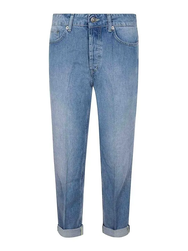 Dondup Jean Droit - Bleu - Bleu - Femme | DP268DF0266DIO8800