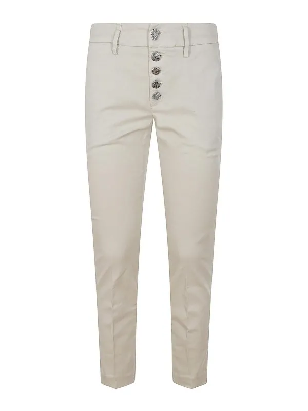 Dondup Pantalons Décontractés - Blanc | DP066BGS0096DPTD004